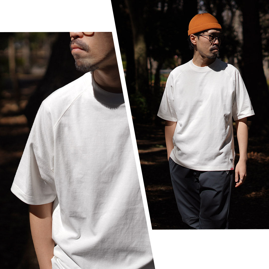 HEALTHKNIT / RAG Collaboration Raglan Short Sleeve Wide T-shirt Open-end Dry Jersey