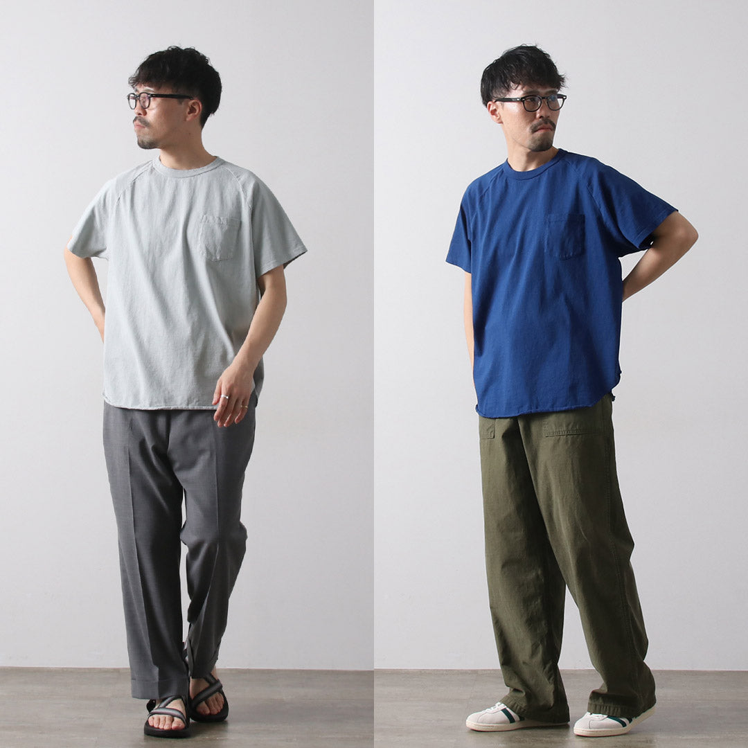 WALLA WALLA SPORT / 短袖口袋棒球T恤