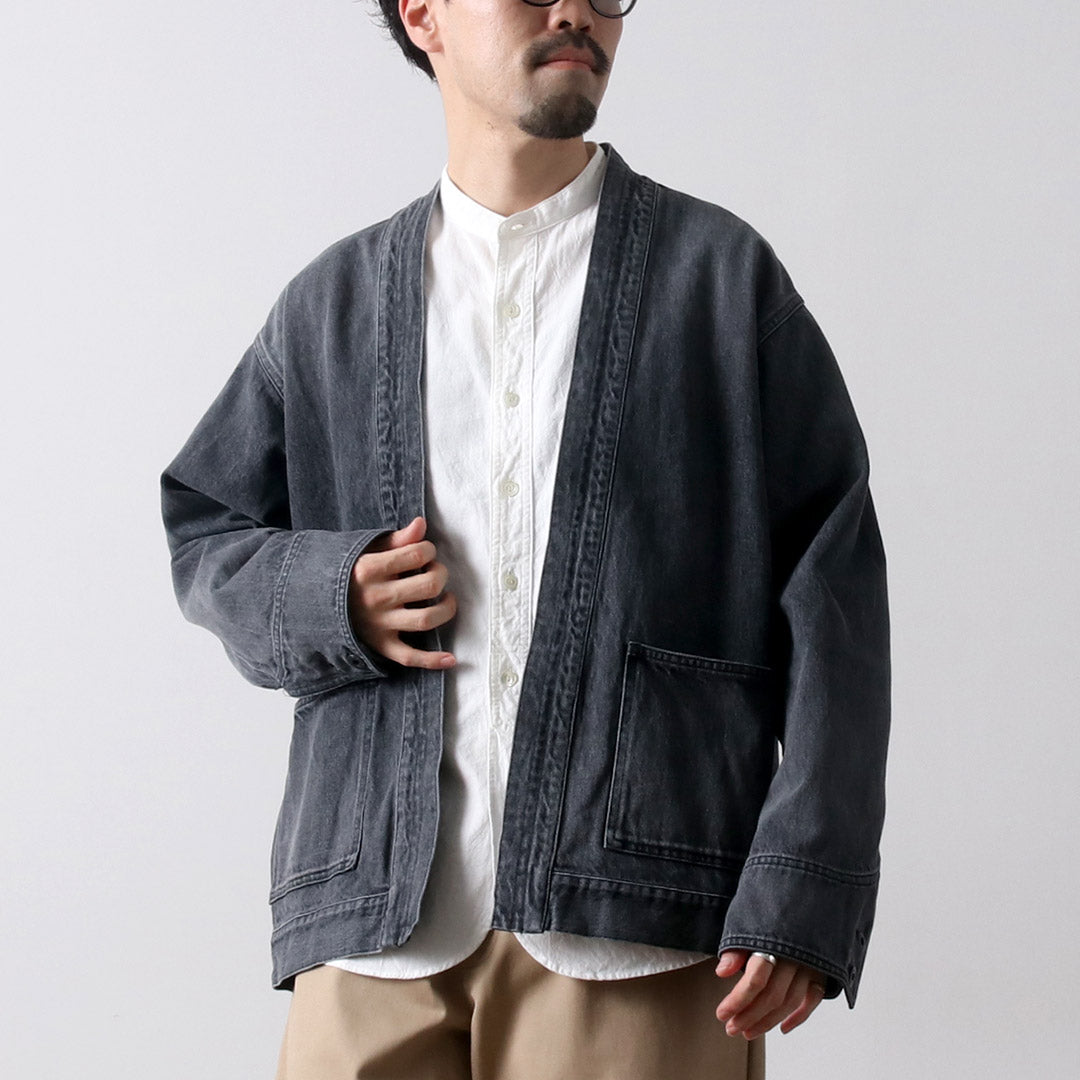 JAPÓN AZUL JEANS / JBOT1320 Chaqueta vaquera Haori