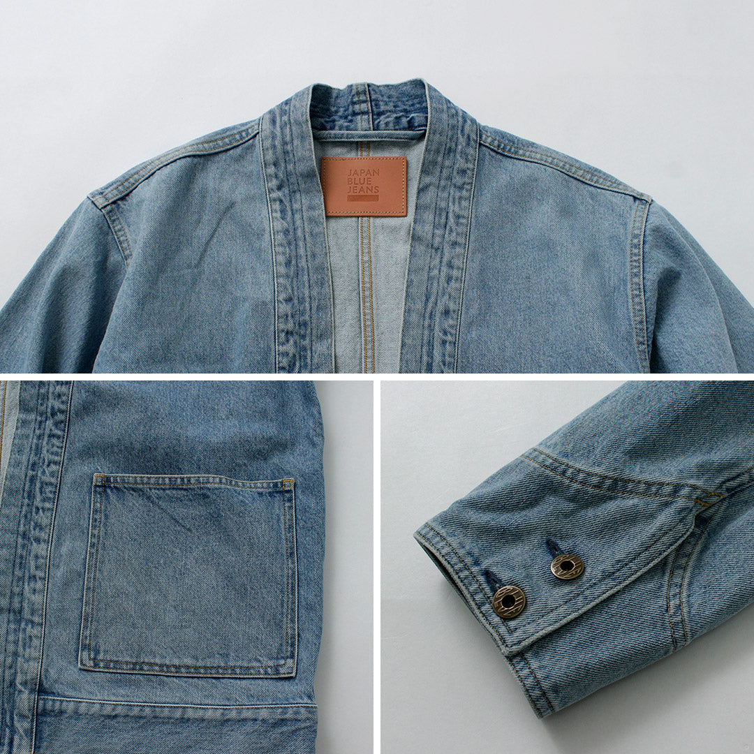 JAPÓN AZUL JEANS / JBOT1320 Chaqueta vaquera Haori