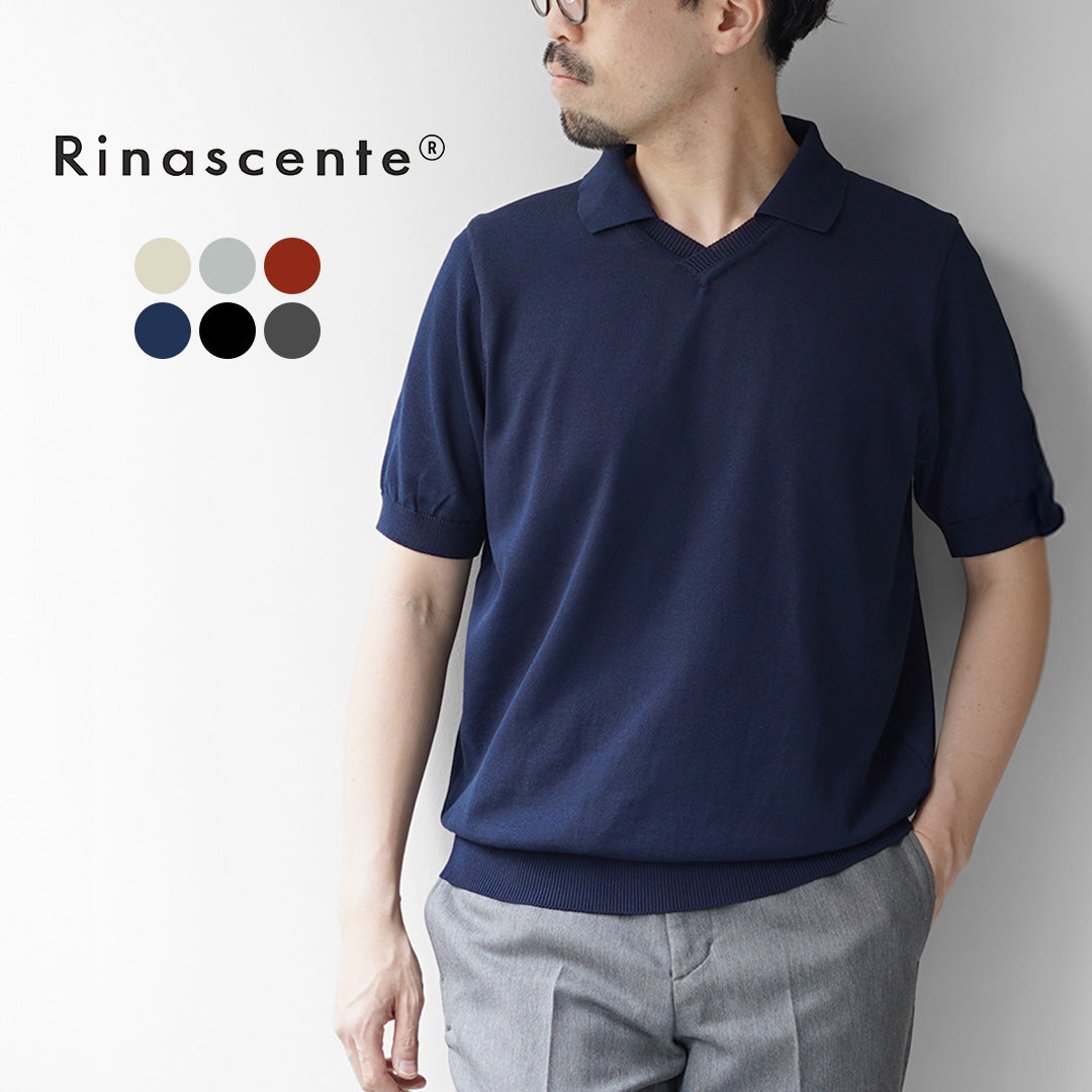 RINASCENTE / Hybrid Knit Skipper Polo