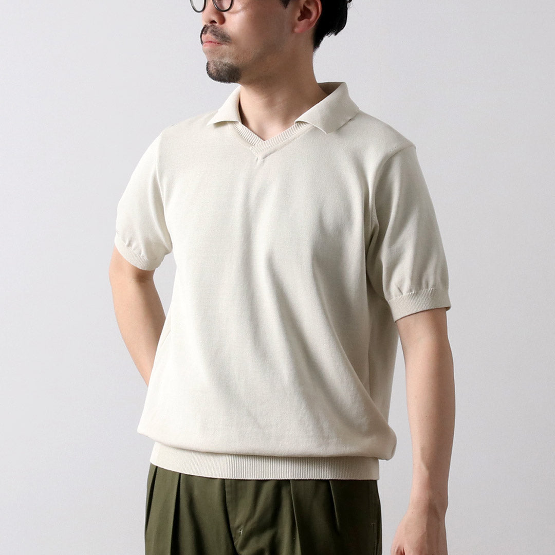 RINASCENTE / Hybrid Knit Skipper Polo