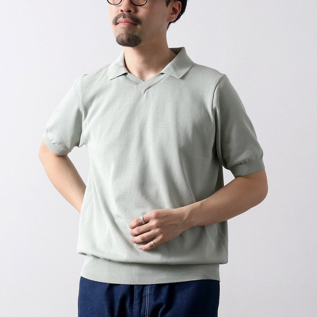 RINASCENTE / Hybrid Knit Skipper Polo