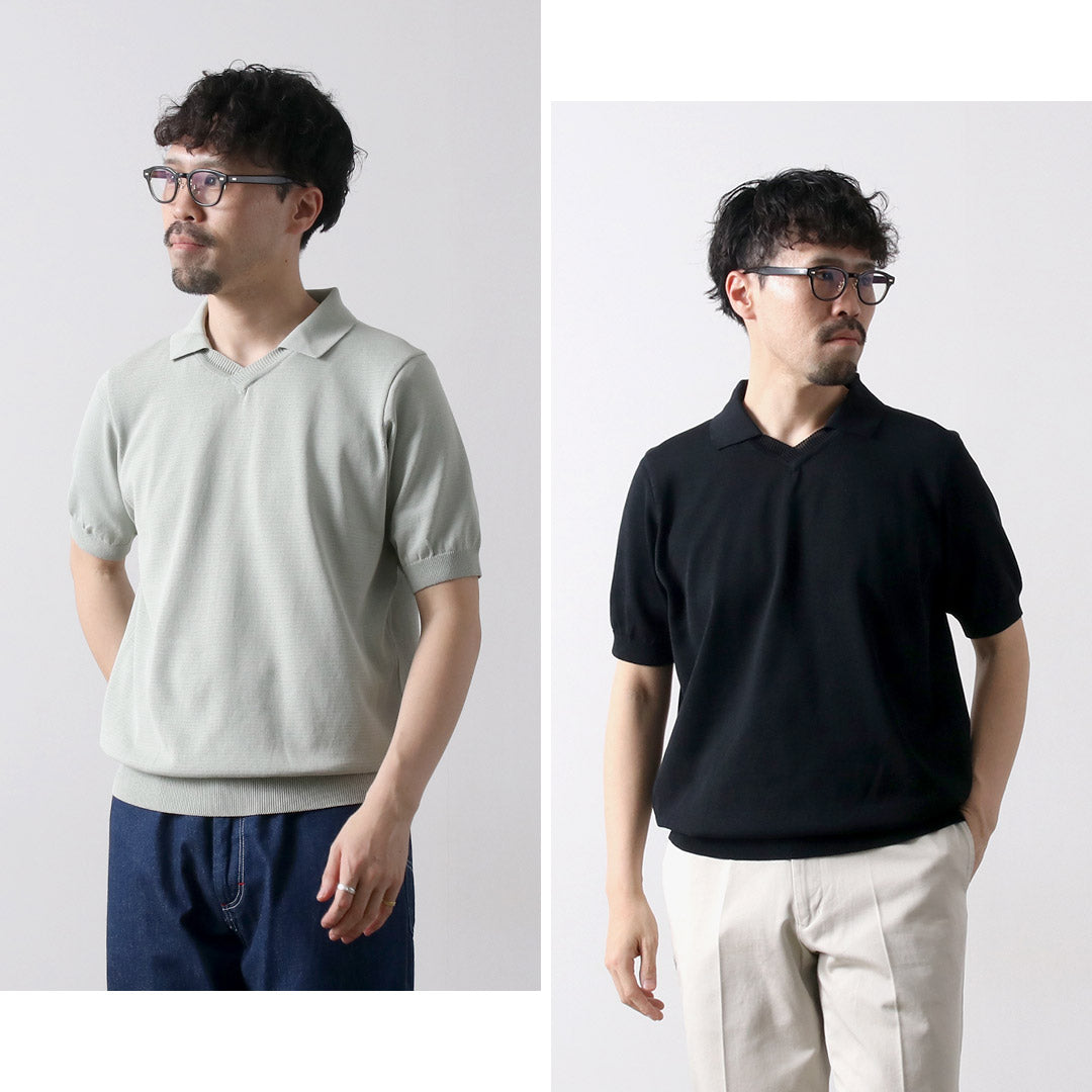 RINASCENTE / Hybrid Knit Skipper Polo
