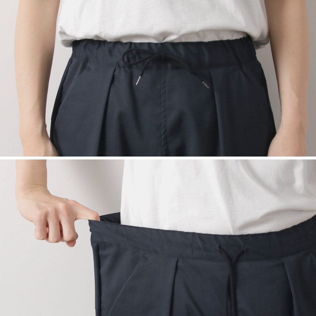 RE HECHO EN TOKIO JAPÓN / Ramie Solotex Twill Tuck Pants