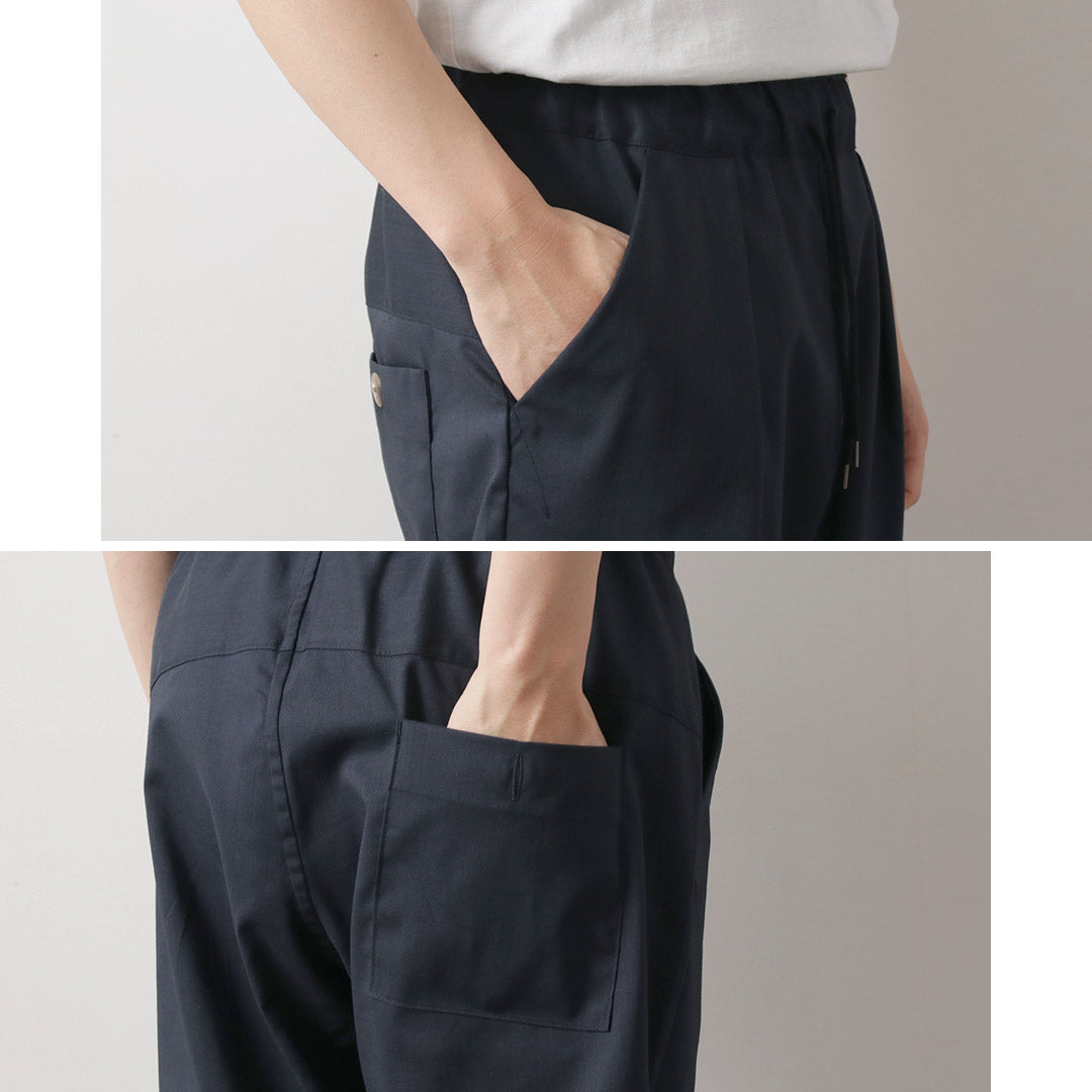 RE HECHO EN TOKIO JAPÓN / Ramie Solotex Twill Tuck Pants