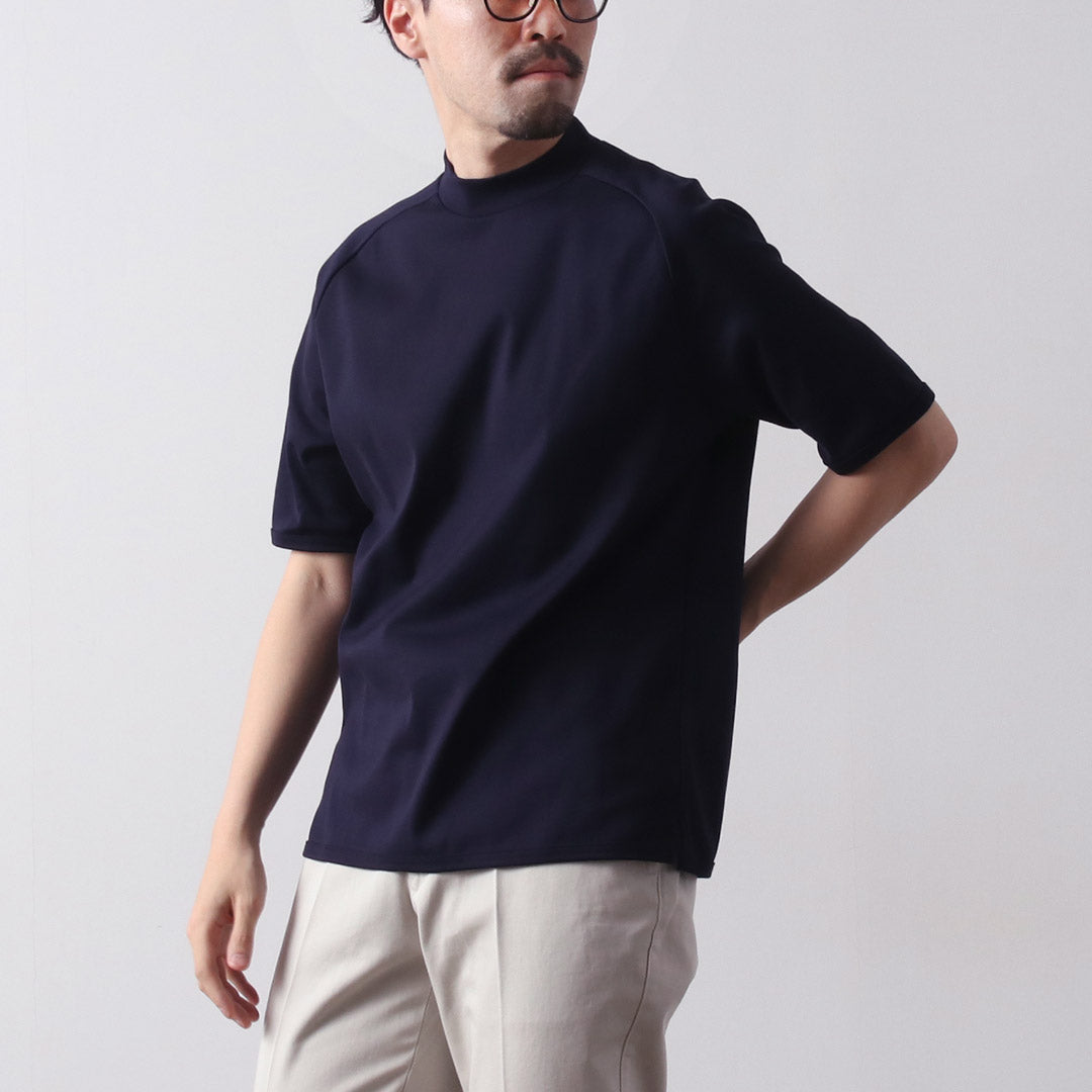 RE MADE IN TOKYO JAPAN / Perfect Inner Mock Neck Half Sleeve T-Shirt