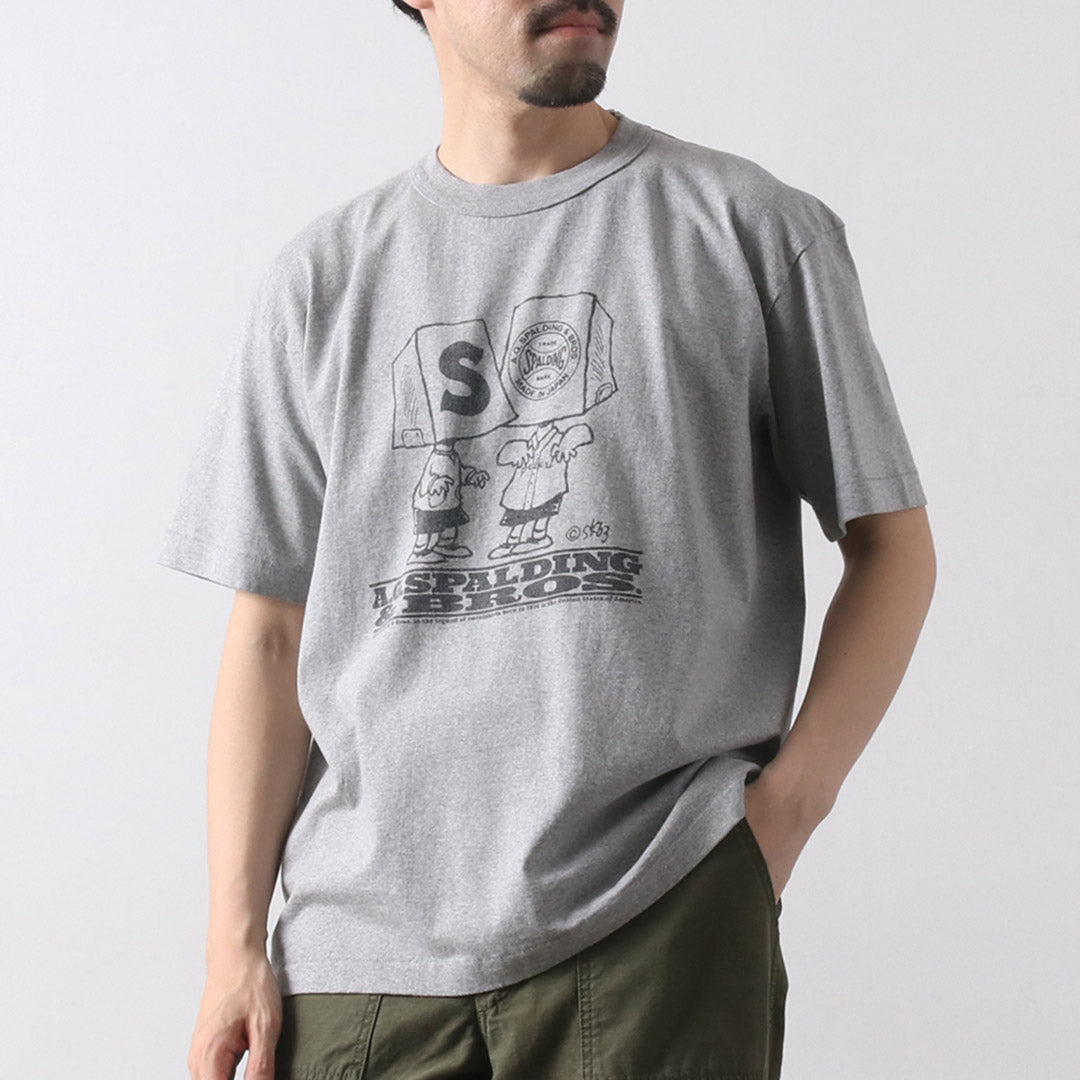 A.G.SPALDING & BROS / T-shirt imprimé carnet de croquis