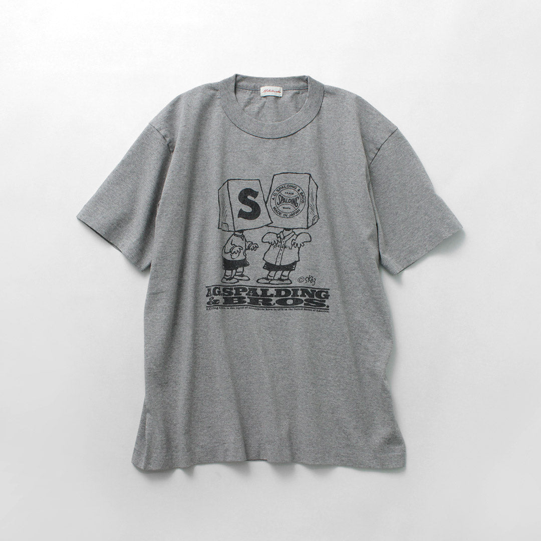 A.G.SPALDING & BROS / T-shirt imprimé carnet de croquis