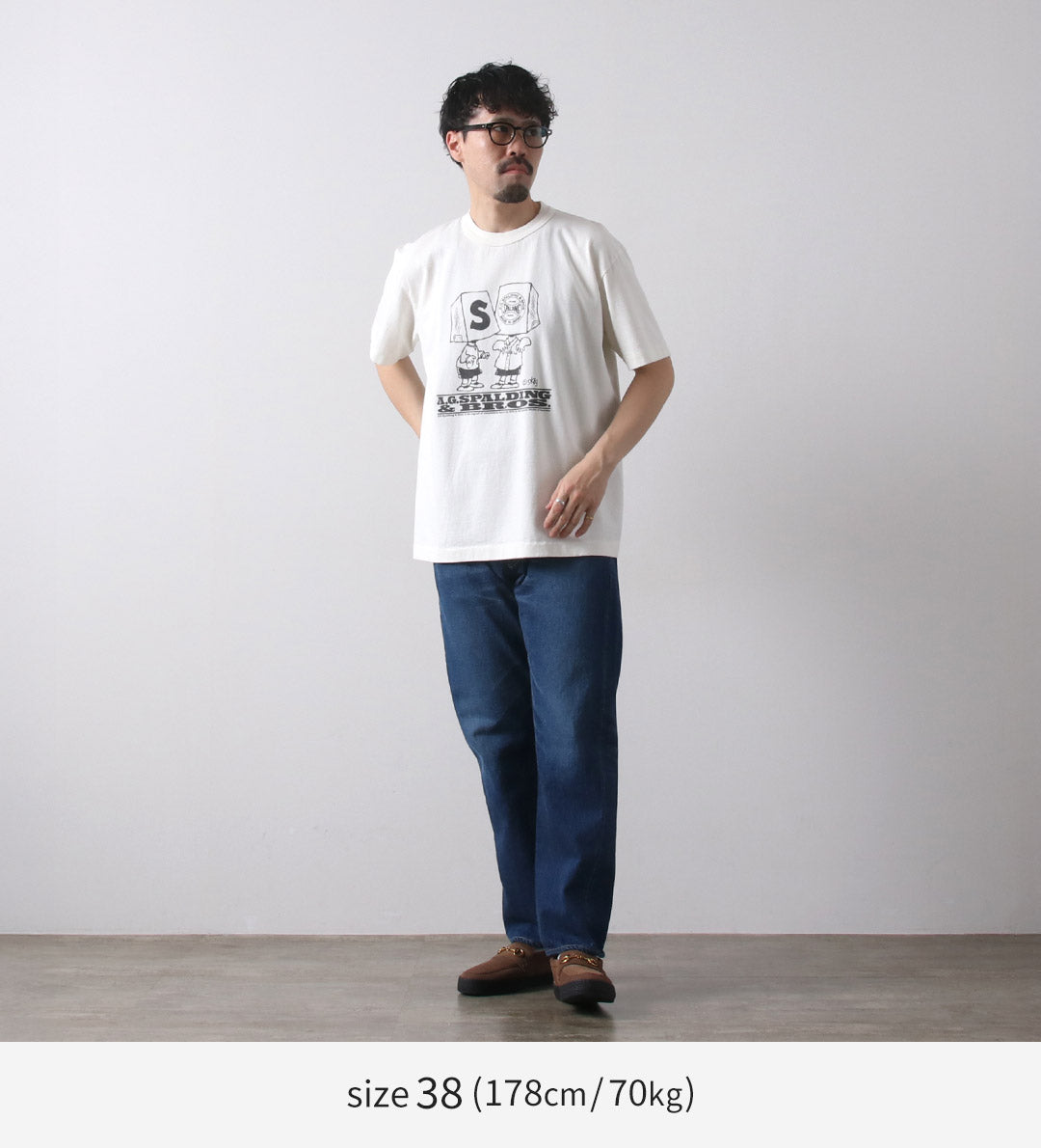 A.G.SPALDING & BROS / T-shirt imprimé carnet de croquis