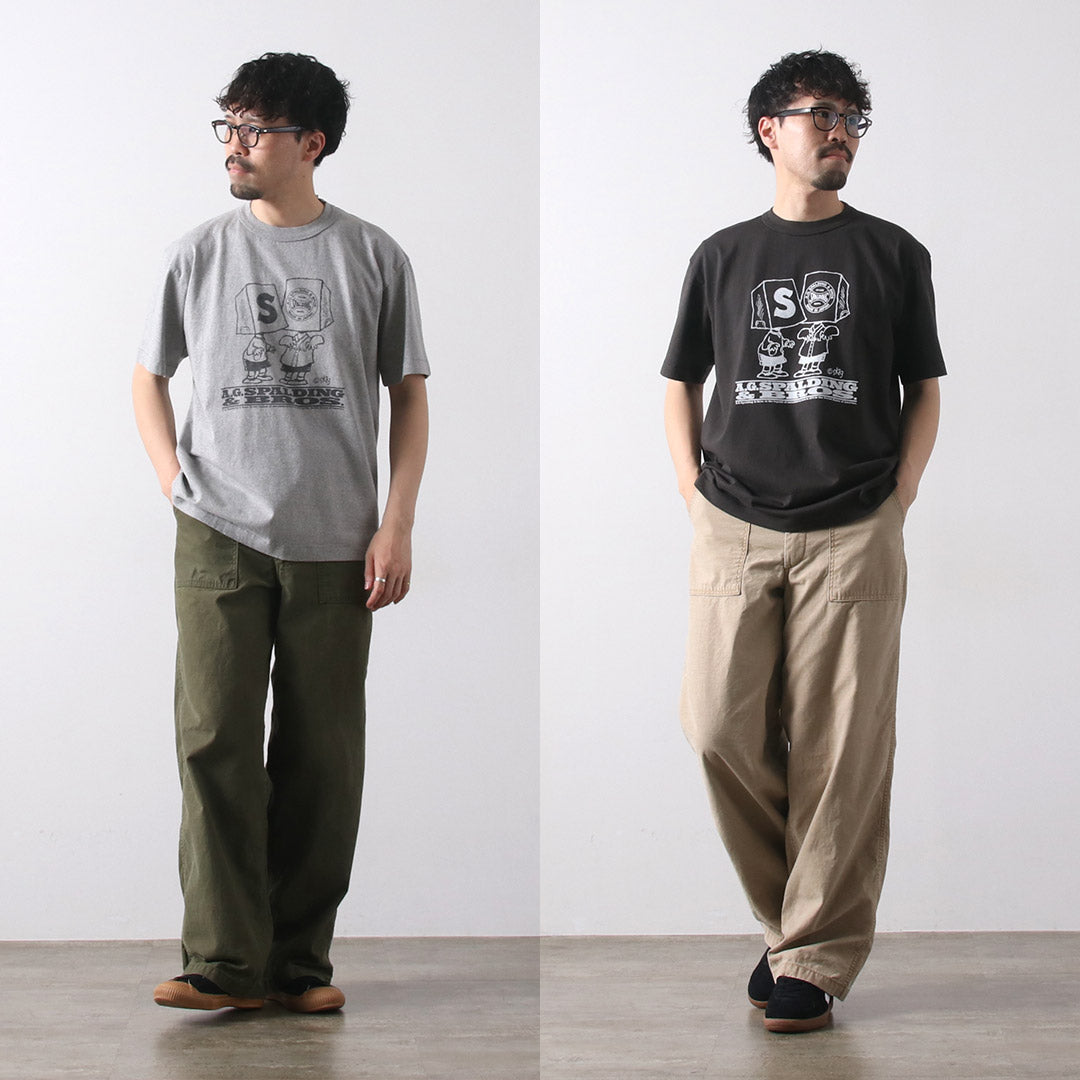 A.G.SPALDING & BROS / T-shirt imprimé carnet de croquis