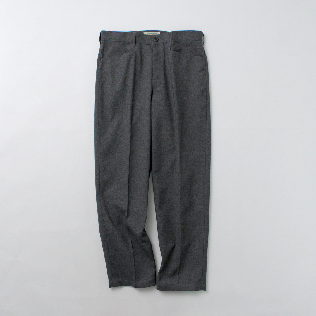 FOB FACTORY / F0538 STA-PREST 와이드팬츠
