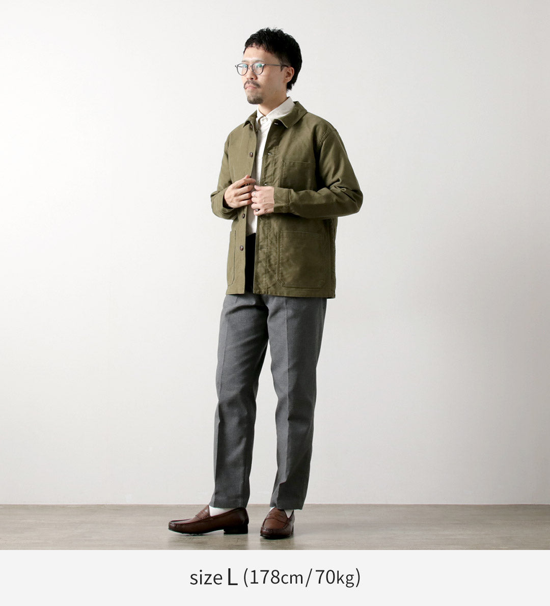 FOB FACTORY / F0538 STA-PREST 와이드팬츠