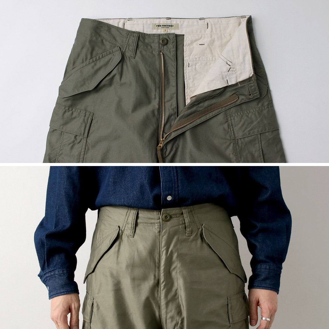 FOB FACTORY / F0534 M-65 Pantalón cargo de campo