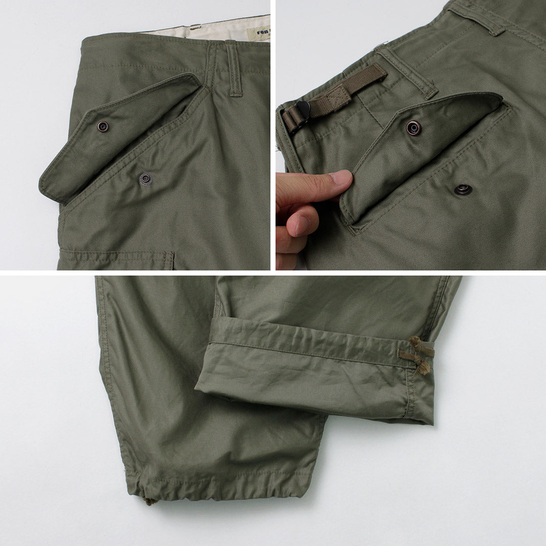 FOB FACTORY / F0534 M-65 Pantalón cargo de campo