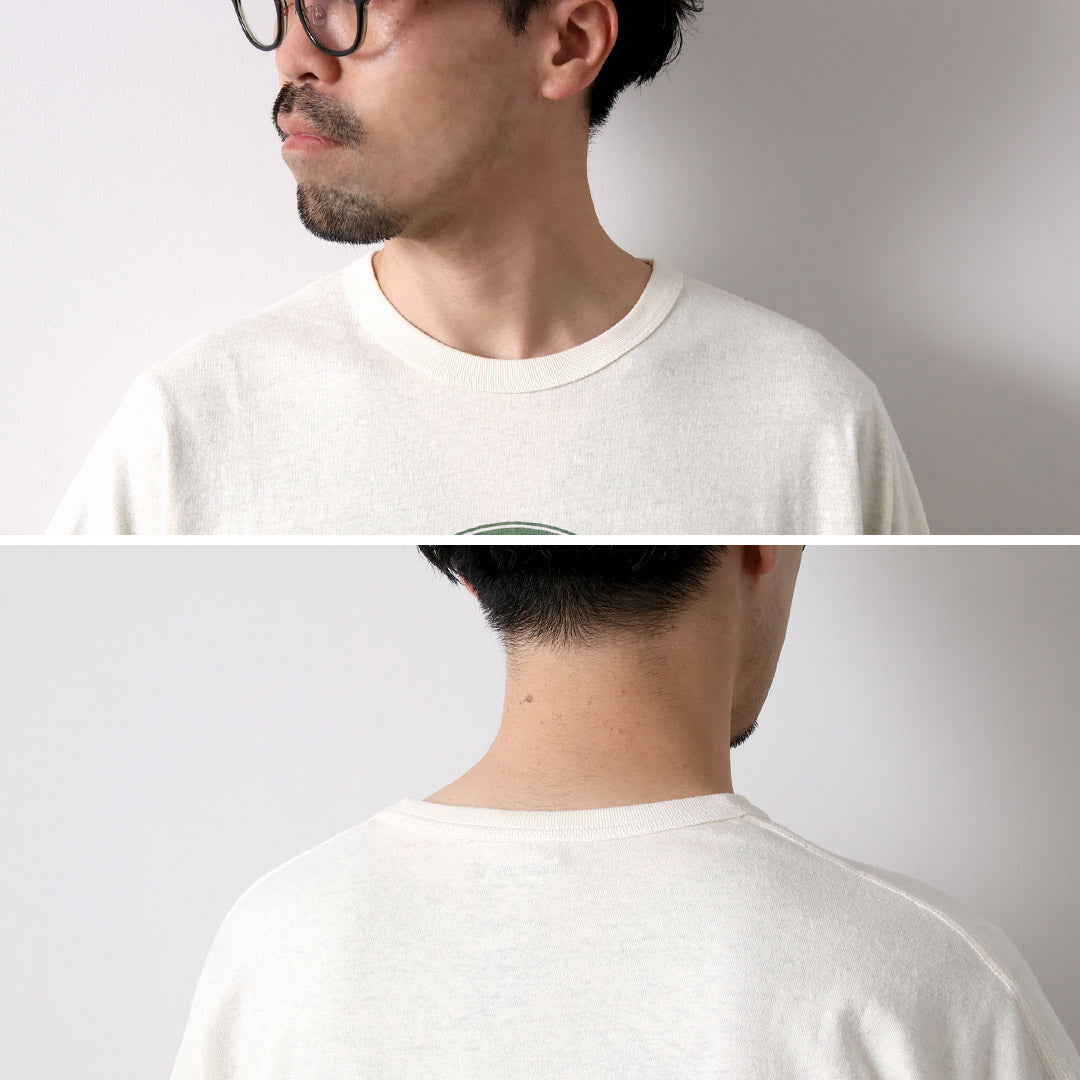 GOHEMP / Hemp Vibes 프린트 베이직 와이드 티셔츠