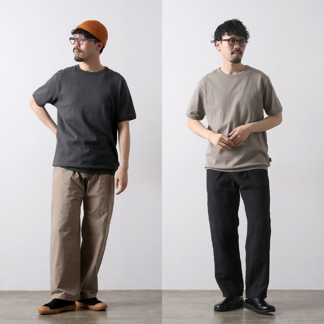 GOHEMP / T-shirt côtelé lourd 10oz