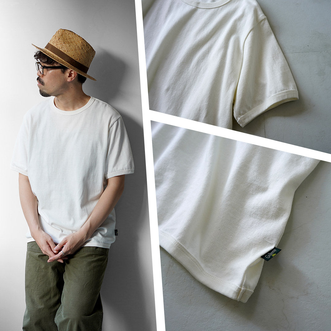GOHEMP / T-shirt côtelé lourd 10oz