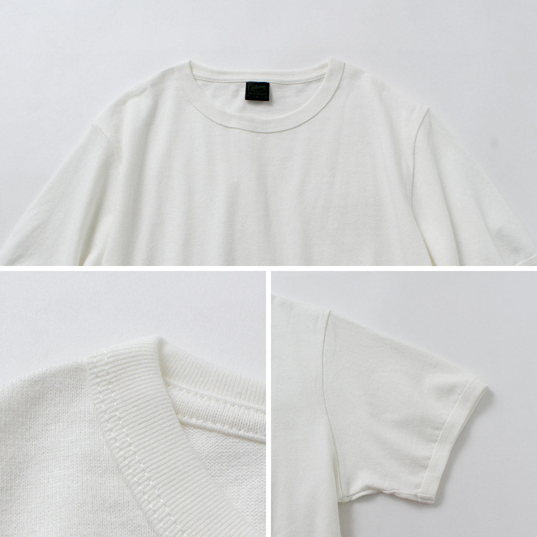 GOHEMP / T-shirt côtelé lourd 10oz