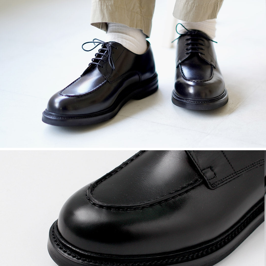 HARROGATE / Chaussures en cuir à pointe en U