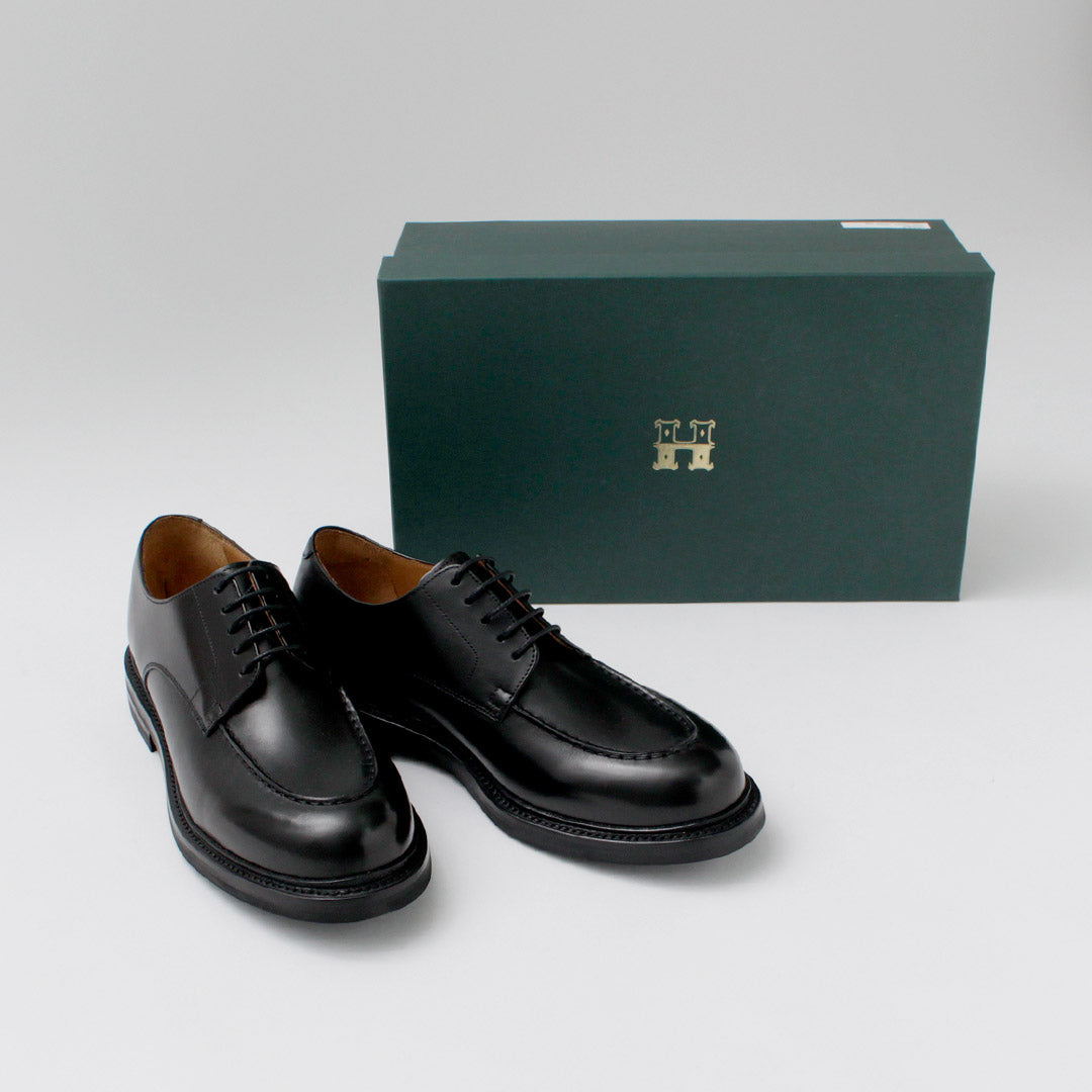 HARROGATE / Chaussures en cuir à pointe en U