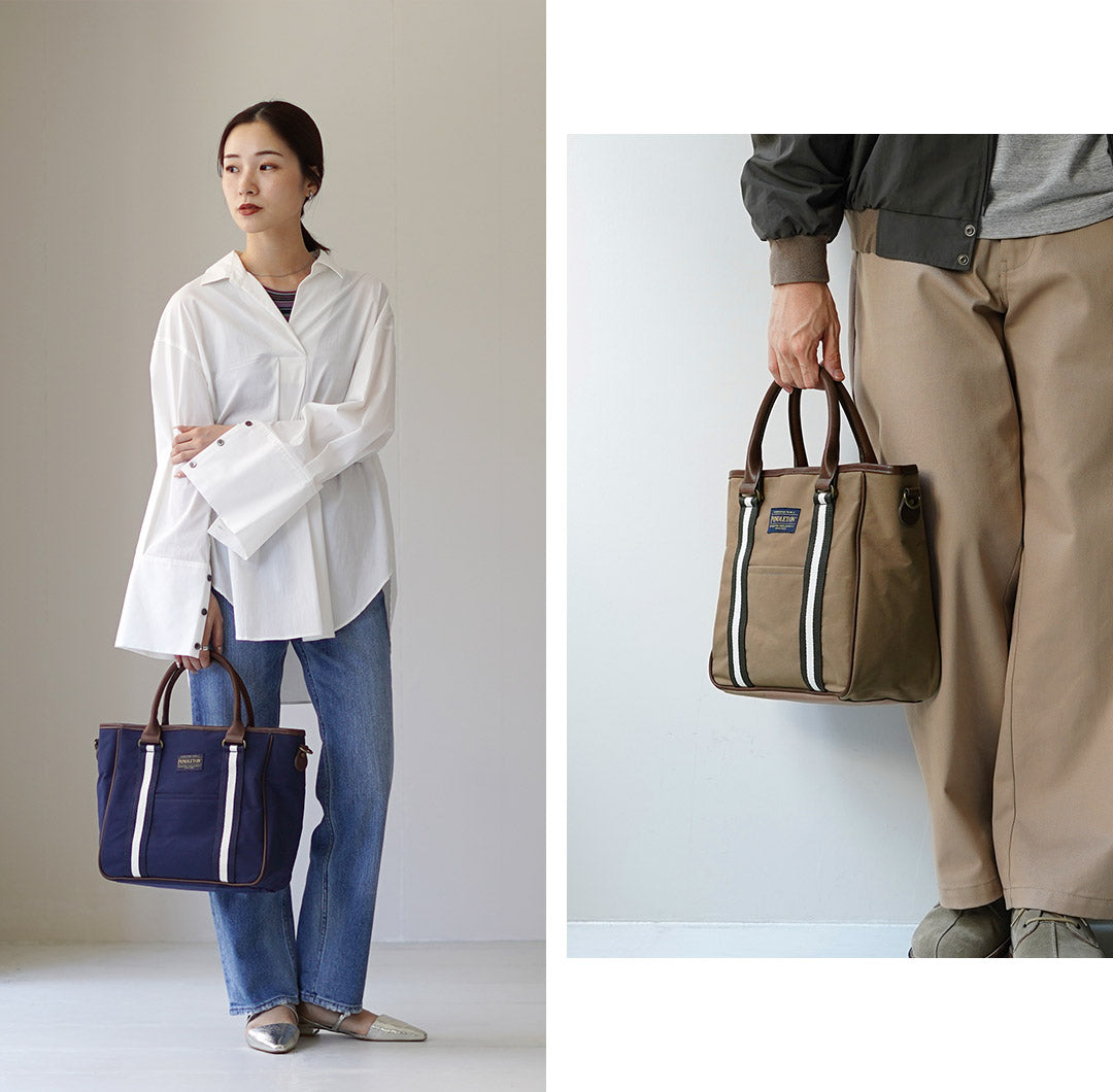 PENDLETON / MARIE 合作 2-way 塗層帆布手提包