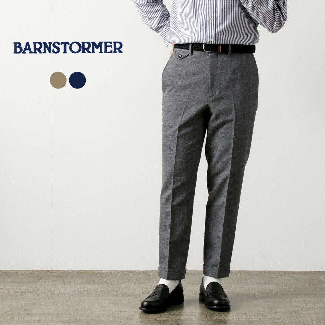 BARNSTORMER / Pantalon Chino en Jersey Habillé