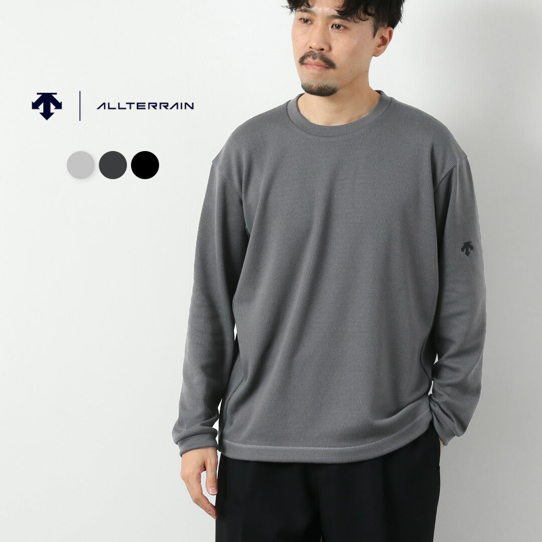 DESCENTE ALLTERRAIN 81 / Jersey térmico cepillado con cuello redondo
