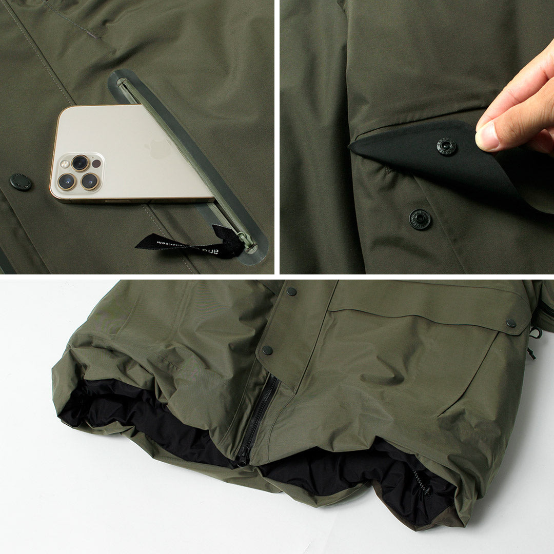 AND WANDER / Doudoune imperméable