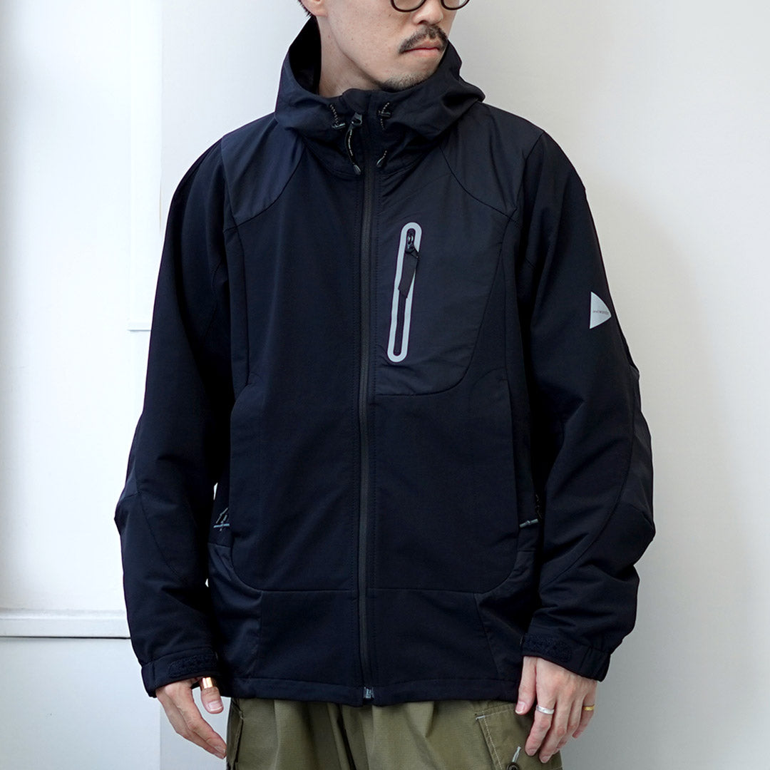 AND WANDER / Veste Shell Extensible