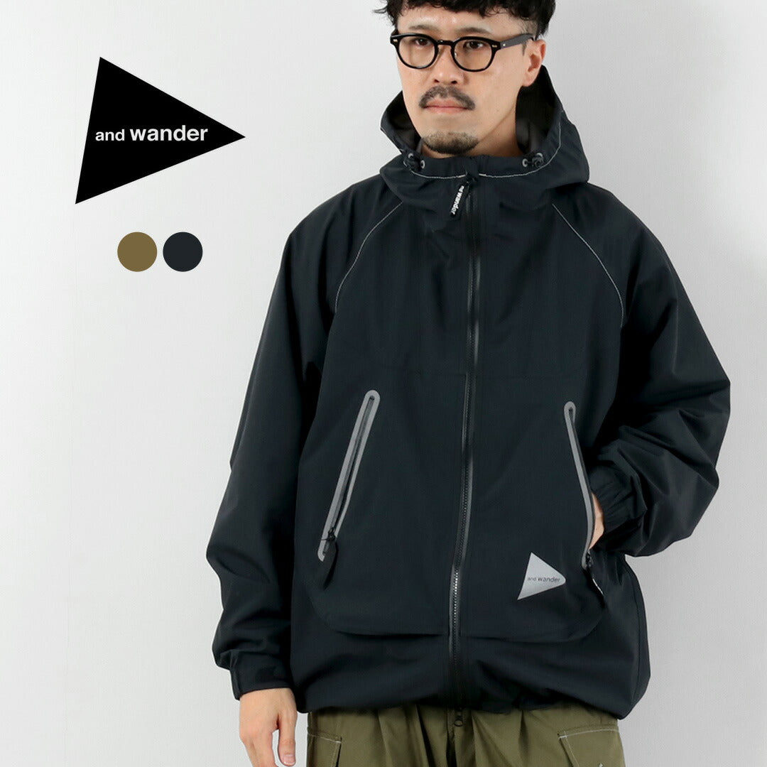 AND WANDER / Veste de pluie ample