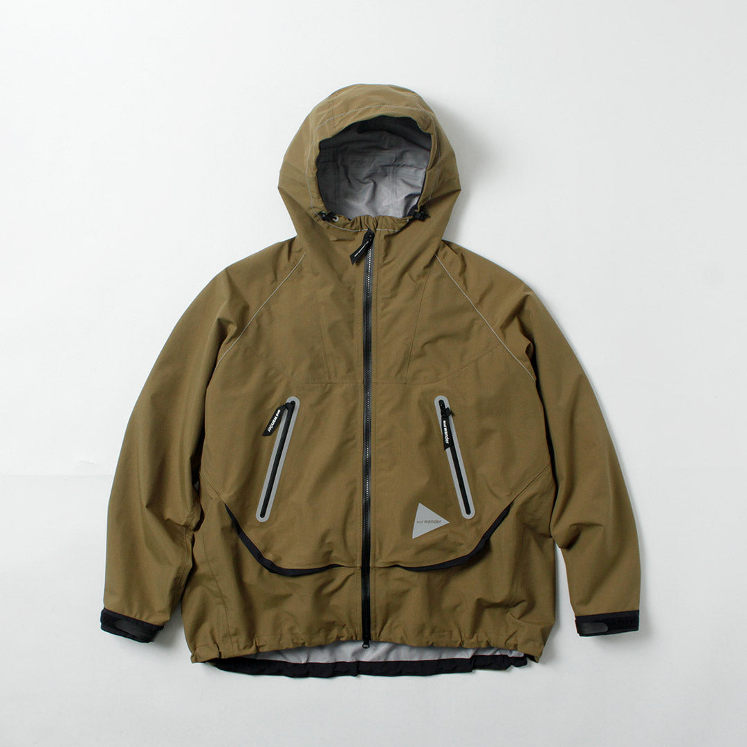 AND WANDER / Veste de pluie ample