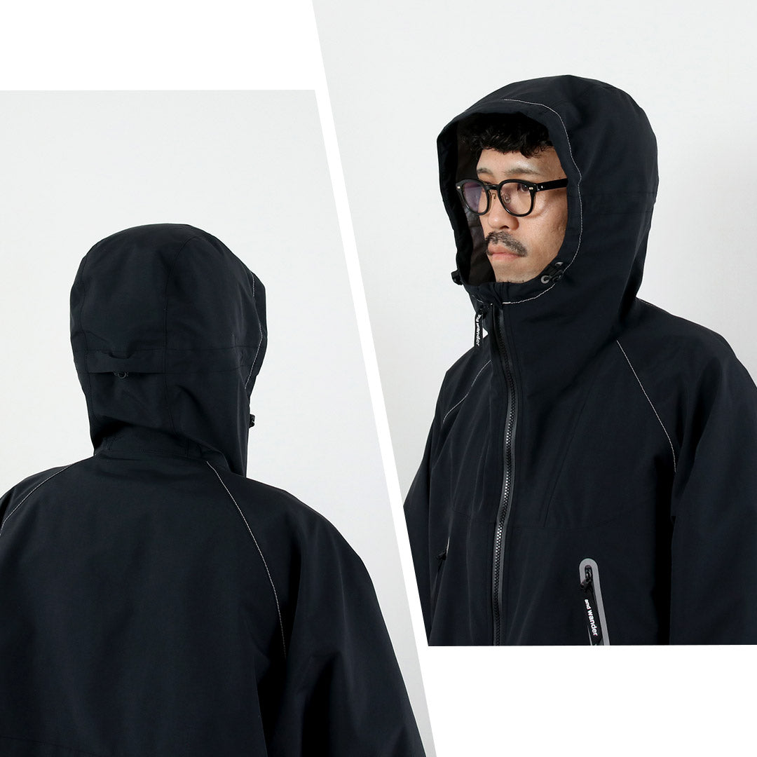 AND WANDER / Veste de pluie ample
