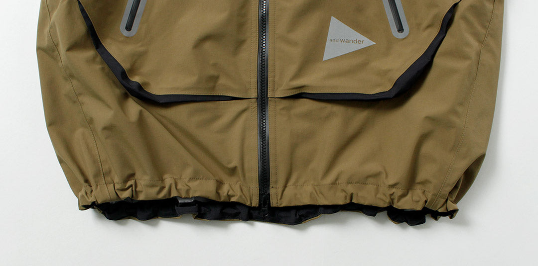 AND WANDER / Veste de pluie ample