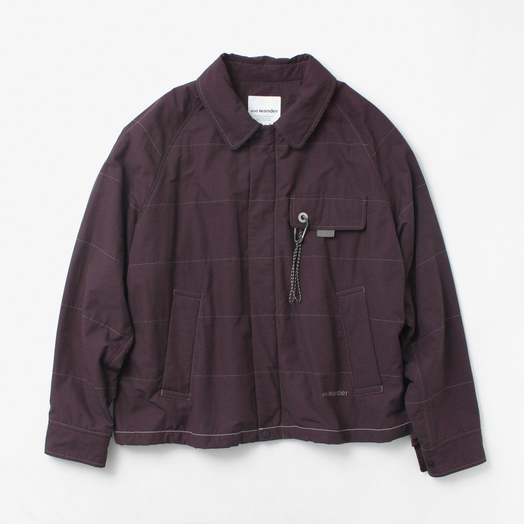 AND WANDER / Veste Octa Swing Top en coton et nylon