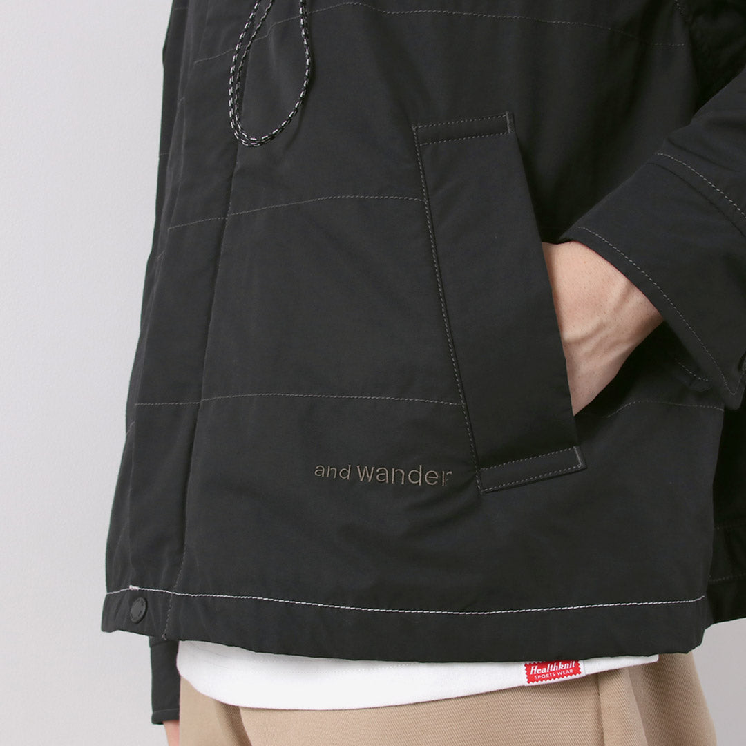 AND WANDER / Veste Octa Swing Top en coton et nylon