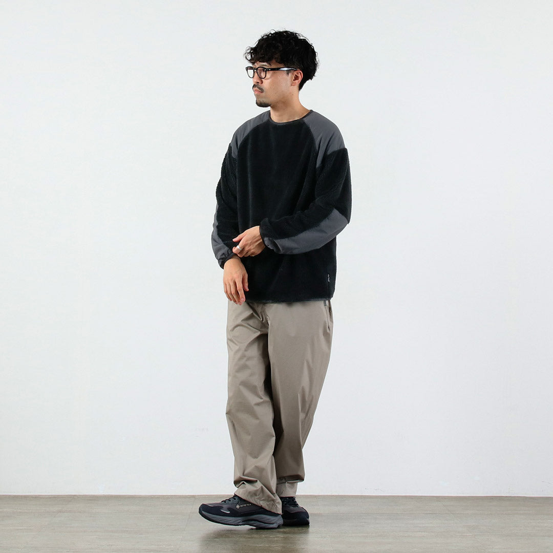 WILDTHINGS / 3 级 Shaggy 圆领套头衫