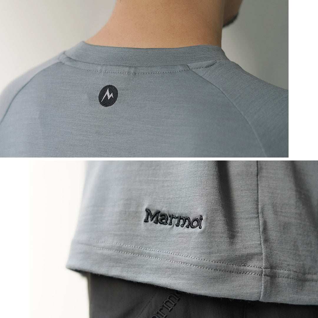 MARMOT / 美利奴羊毛长袖 T 恤