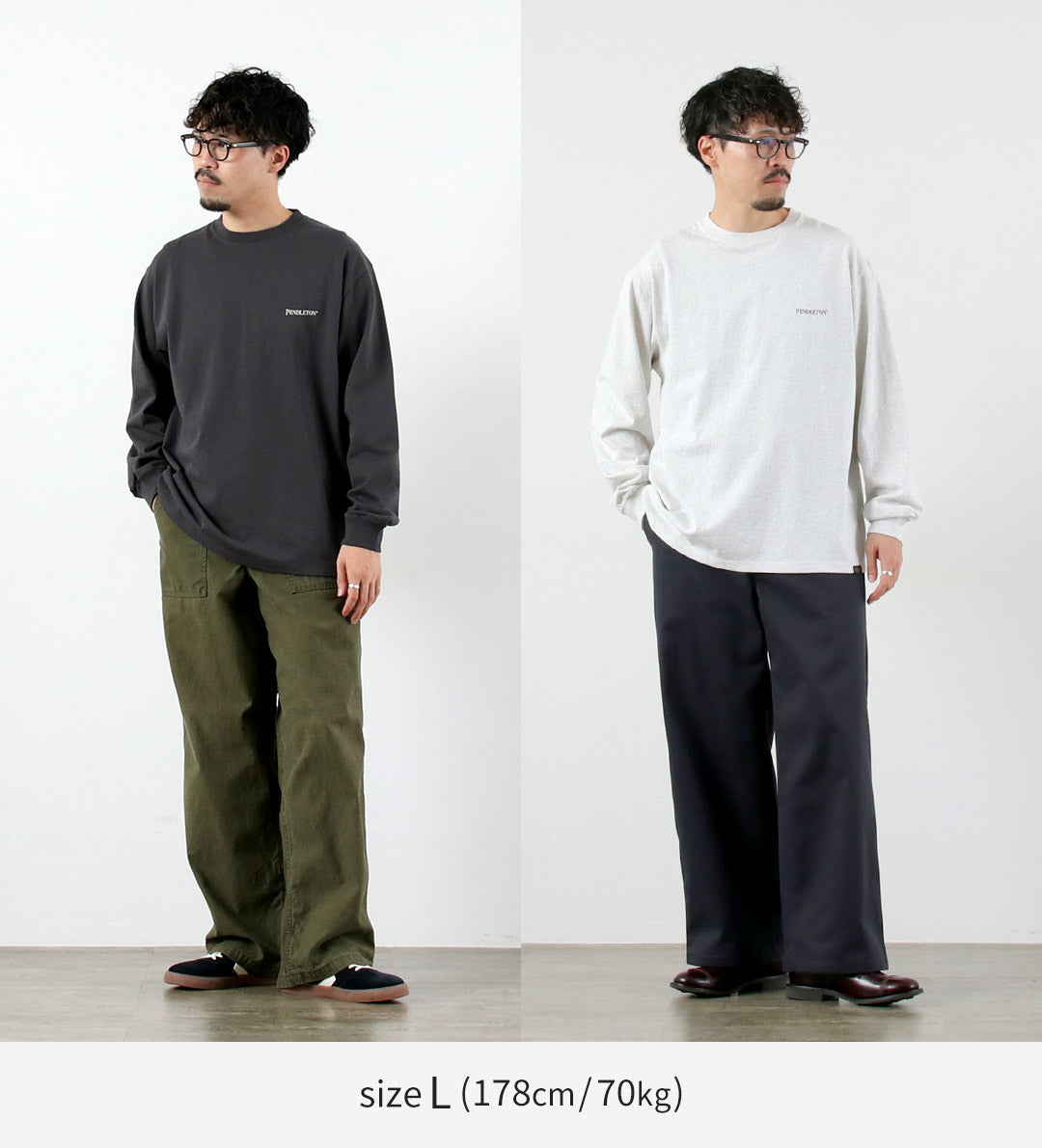 PENDLETON / 背面印花長袖T卹