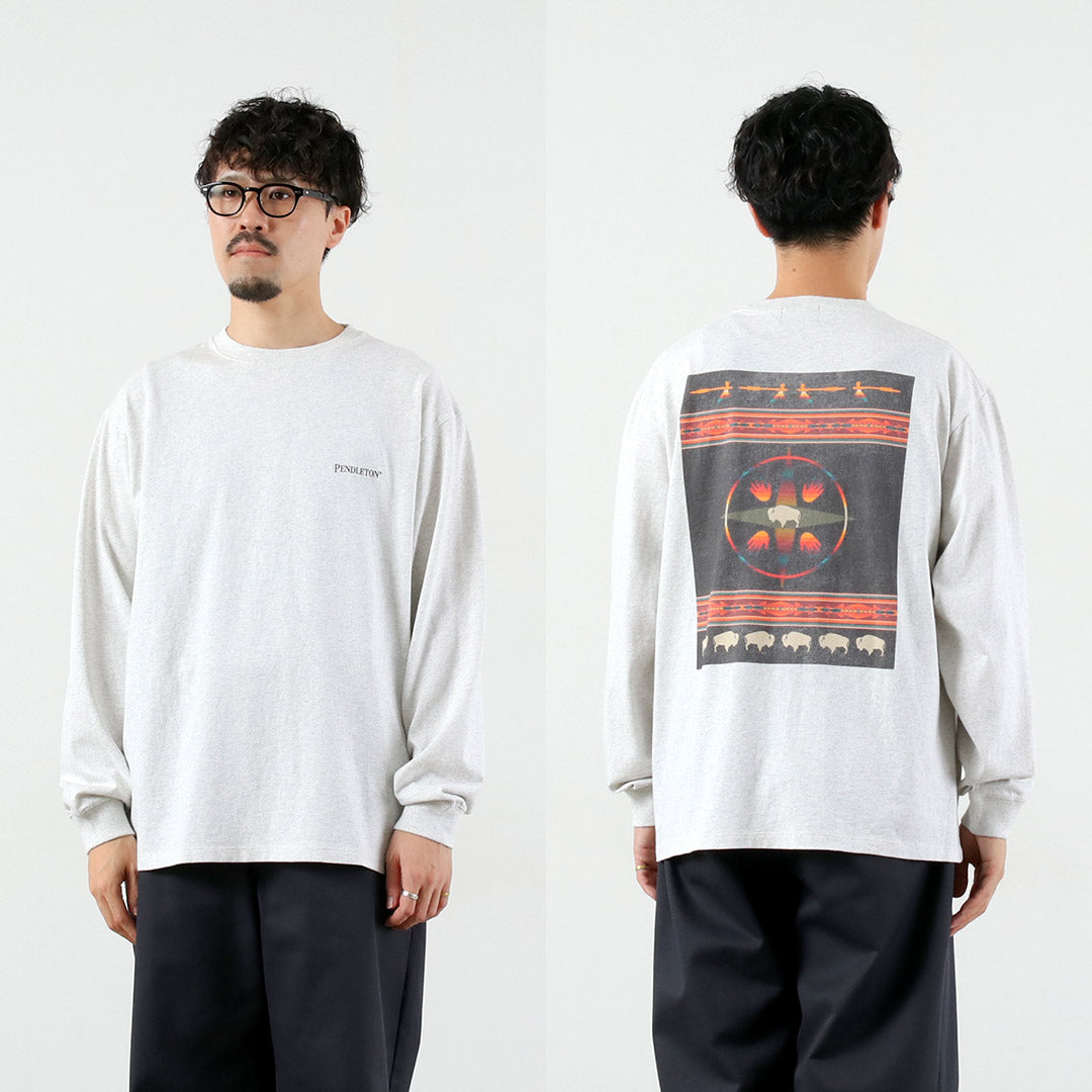 PENDLETON / 背面印花長袖T卹