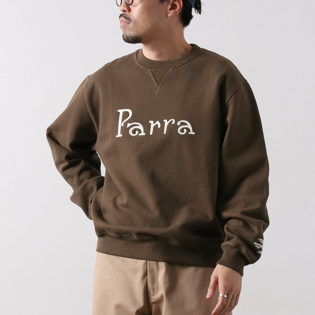BY PARRA / Weird Trad Logo Crewneck Sweatshirt