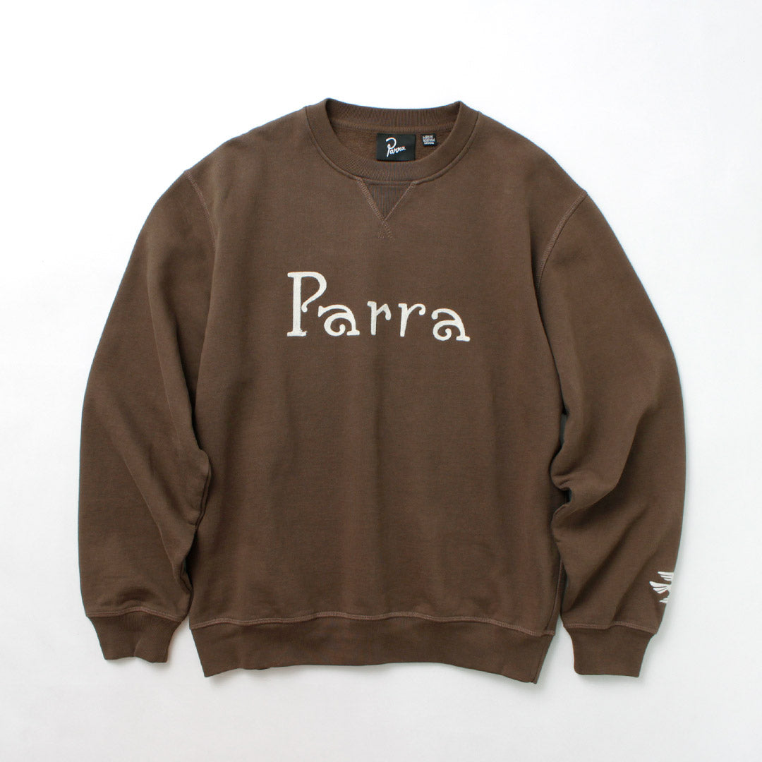 BY PARRA / Weird Trad Logo Crewneck Sweatshirt