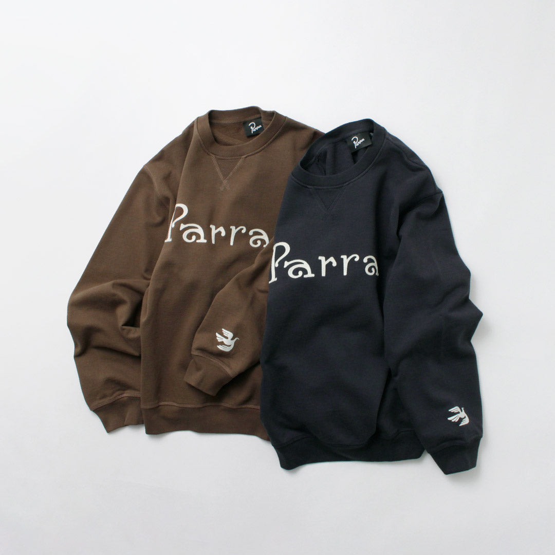 BY PARRA / Weird Trad Logo Crewneck Sweatshirt
