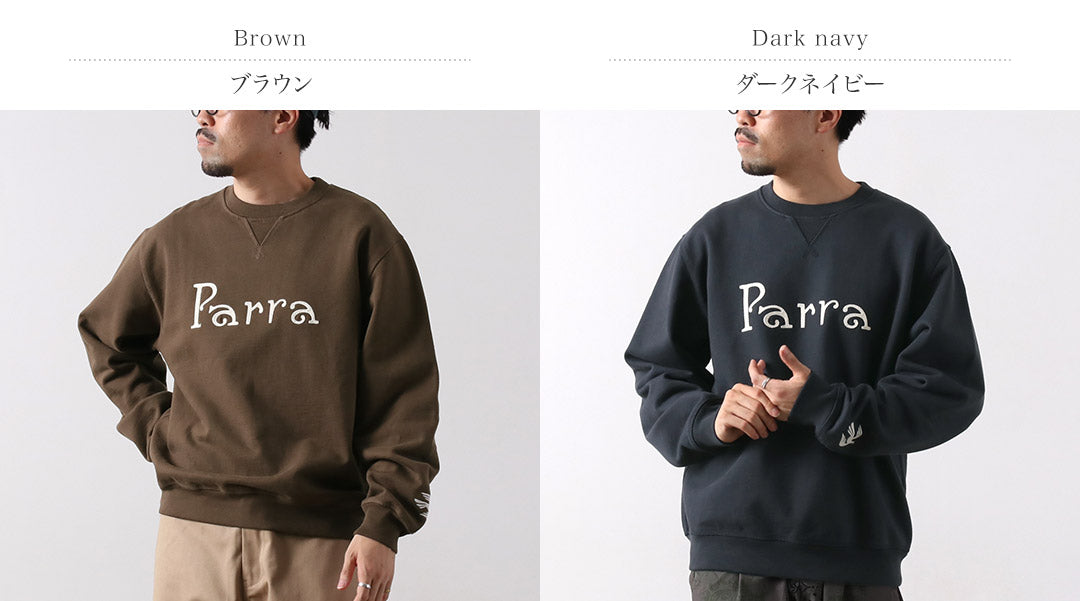 BY PARRA / Weird Trad Logo Crewneck Sweatshirt
