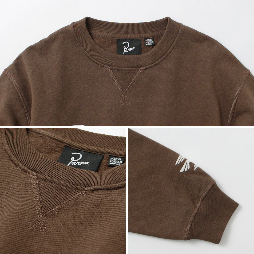 BY PARRA / Weird Trad Logo Crewneck Sweatshirt
