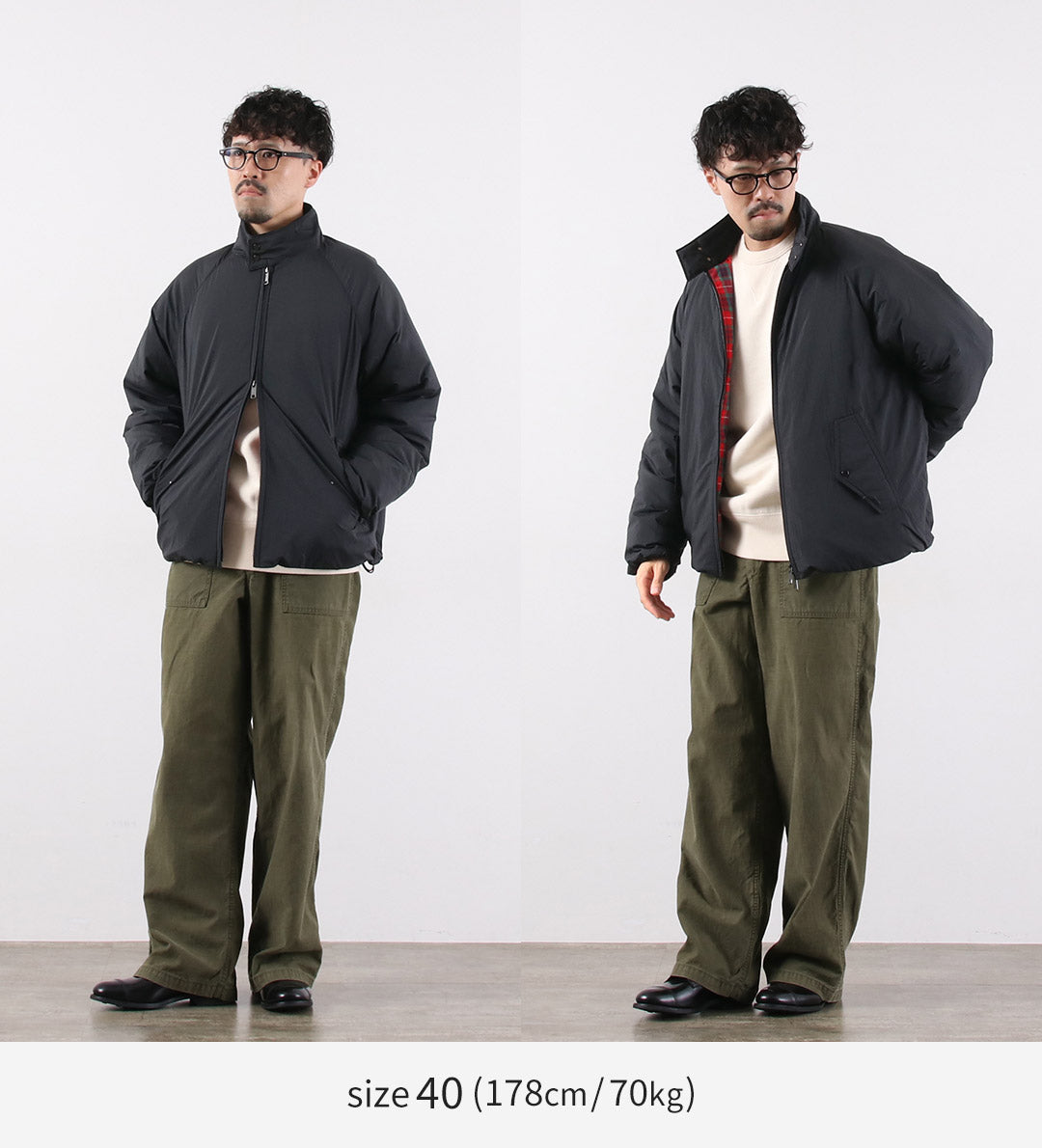 BARACUTA / G9 다운 재킷
