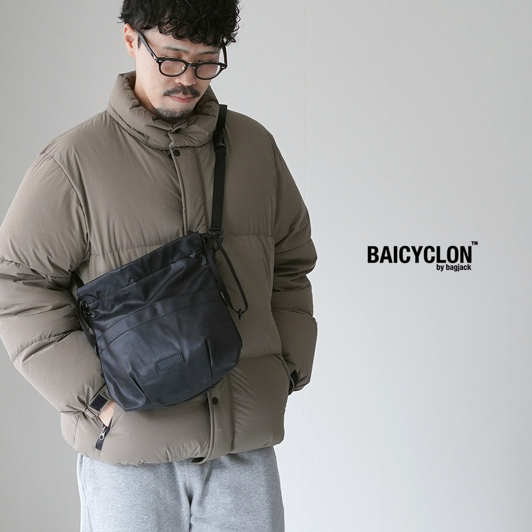 BAICYCLON BY BAGJACK / 합성가죽 드로스트링 백
