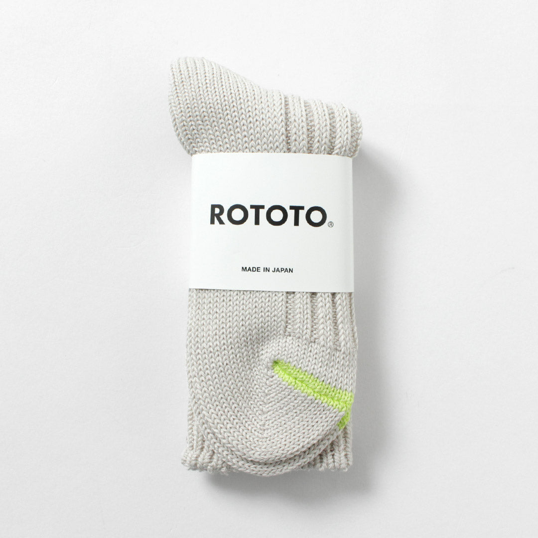 ROTOTO / Chaussettes épaisses côtelées