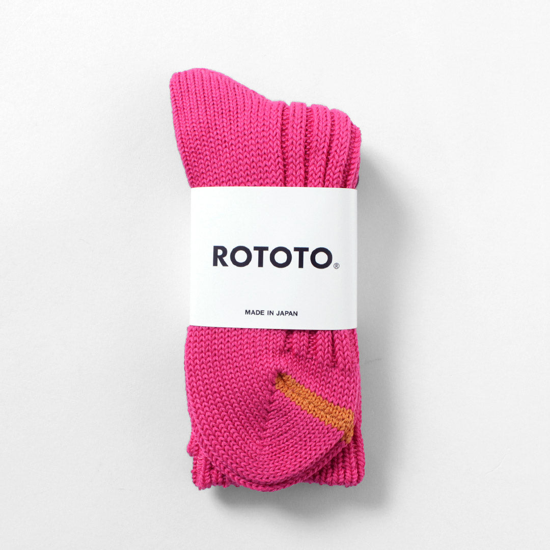 ROTOTO / Chaussettes épaisses côtelées