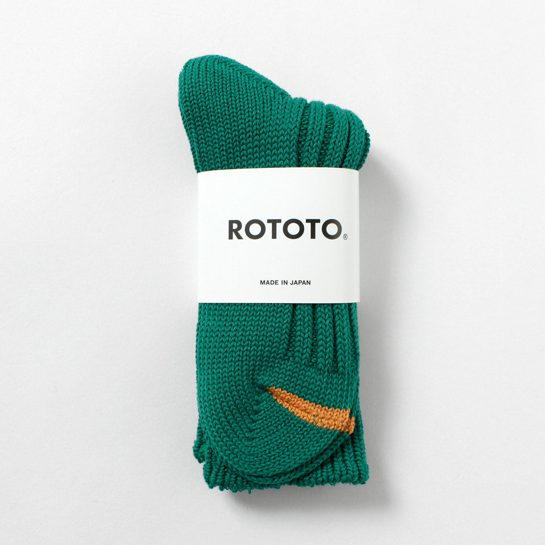ROTOTO / Chaussettes épaisses côtelées